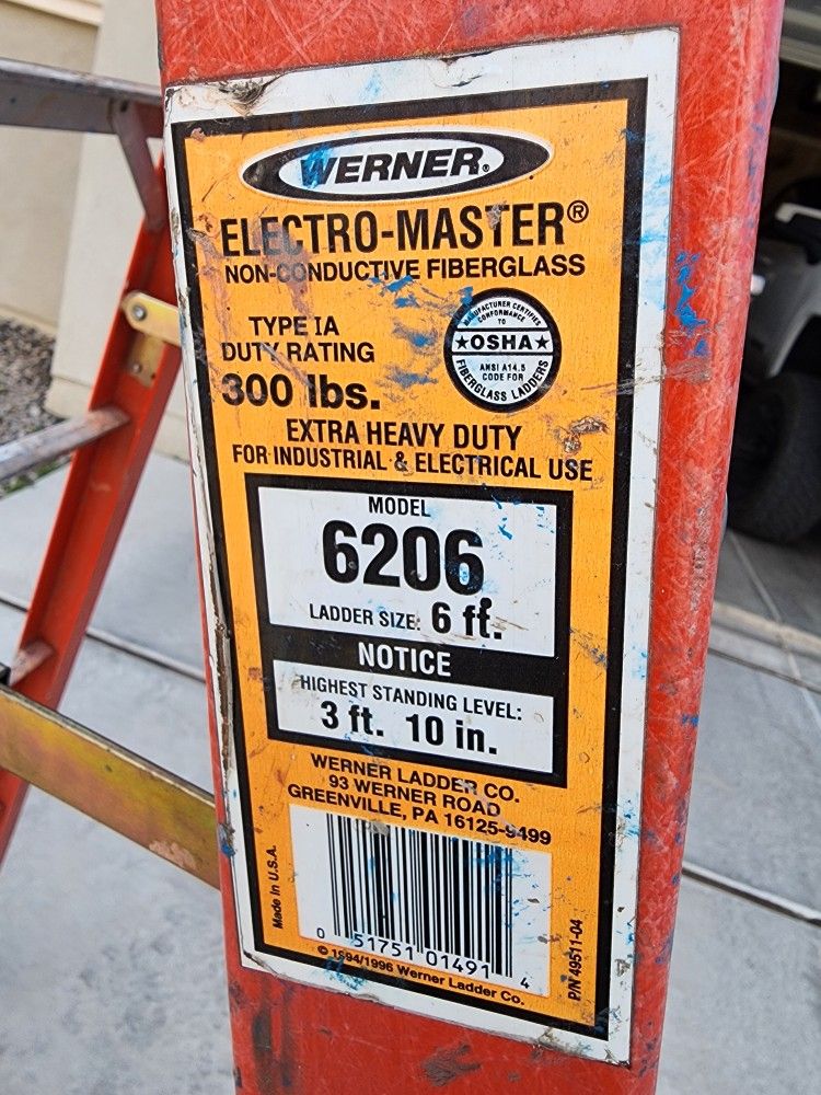 Werner 6ft Ladder