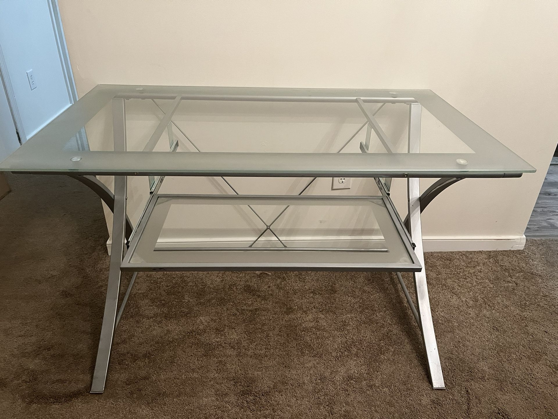 Glass Desk 