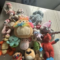 3$ plushies winnie the pooh sonic mlp disney fnaf plush