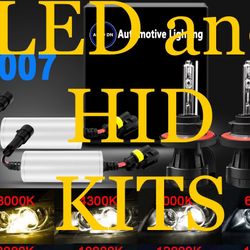 Led headlight bulbs kit - & hid xenon conversion lights with ballast and bulbs - any ride - Honda Accord GMC Sierra Chevy Silverado Cadillac SRX CTs