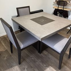 Dining Table  With 4 Chairs Included. 