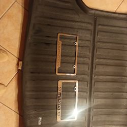 Cargo Mat Mazda3 And Two License Frames