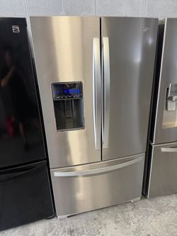 36” WHIRLPOOL REFRIGERATOR FRIDGE HELADERA REFRIGERADOR WORKING PROPERLY WARRANTY DELIVERY SERVICES