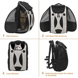 New sealed small pet carrier backpack