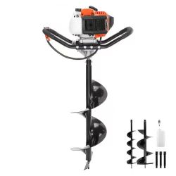 ❤️‍🔥 VEVOR 52cc 1450W gas-powered post hole digger with auger;