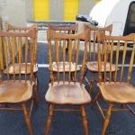 Colonial Cushman Antique Table And Chairs 