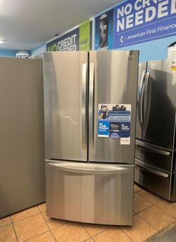 LG 29 Cu. Ft. 3-Door French Door Refrigerator in Stainless Steel with Door Cooling and Internal Ice Dispenser