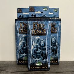 LOTR Combat Hex Booster Set Lot Of 3 New