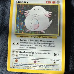 Chansey 3/102 LP/ NM Holo