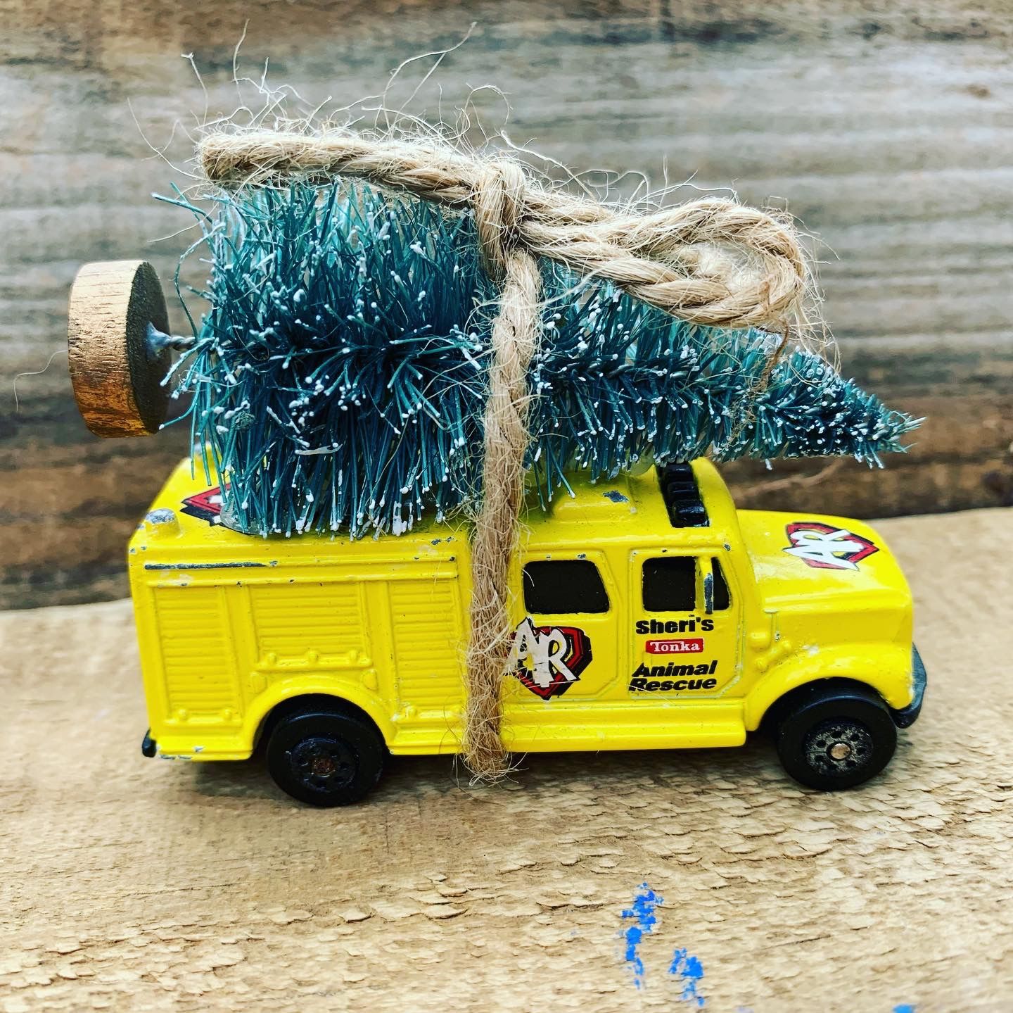 Animal Rescue Tonka Christmas truck decor