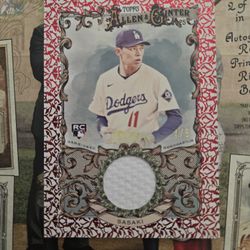 Roki Sasaki 2025 Allen And Ginter Relic /5 RC