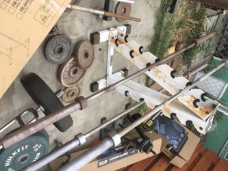 Olympic 7ft bars 45lb barbells