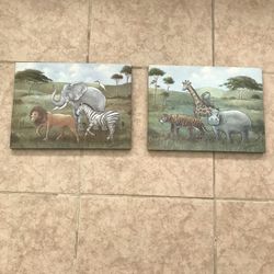 Animal Painting Frame