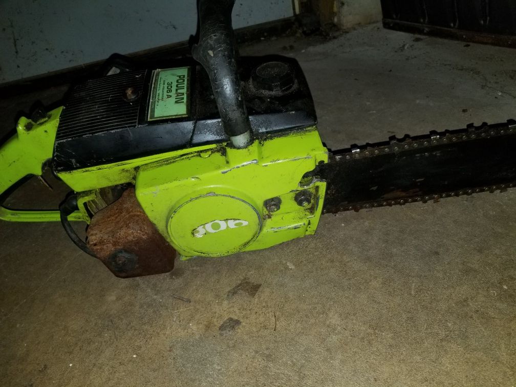 Poulan 306a chainsaw