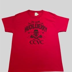 “I’m Your Huckleberry” Tombstone Arizona vintage red graphic T shirt Size Large