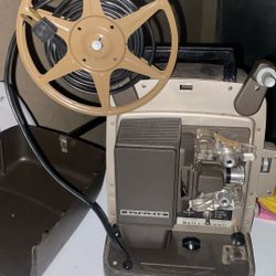 vintage Bell & Howell Super 8 8mm Autoload Film Projector, specifically identified as a Model 346A. 