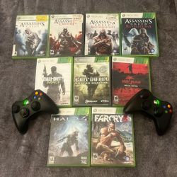 BUNDLE XBOX36010GB2CONTROLLERS+GAMES