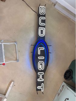 BUD LIGHT neon sign