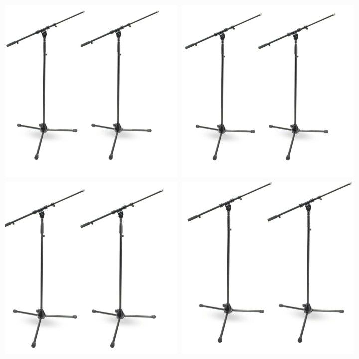 Several DR PRO Mic Stands With Telescoping BOOM