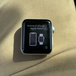 Apple  Watch series 3 With  Otter Box . White Band