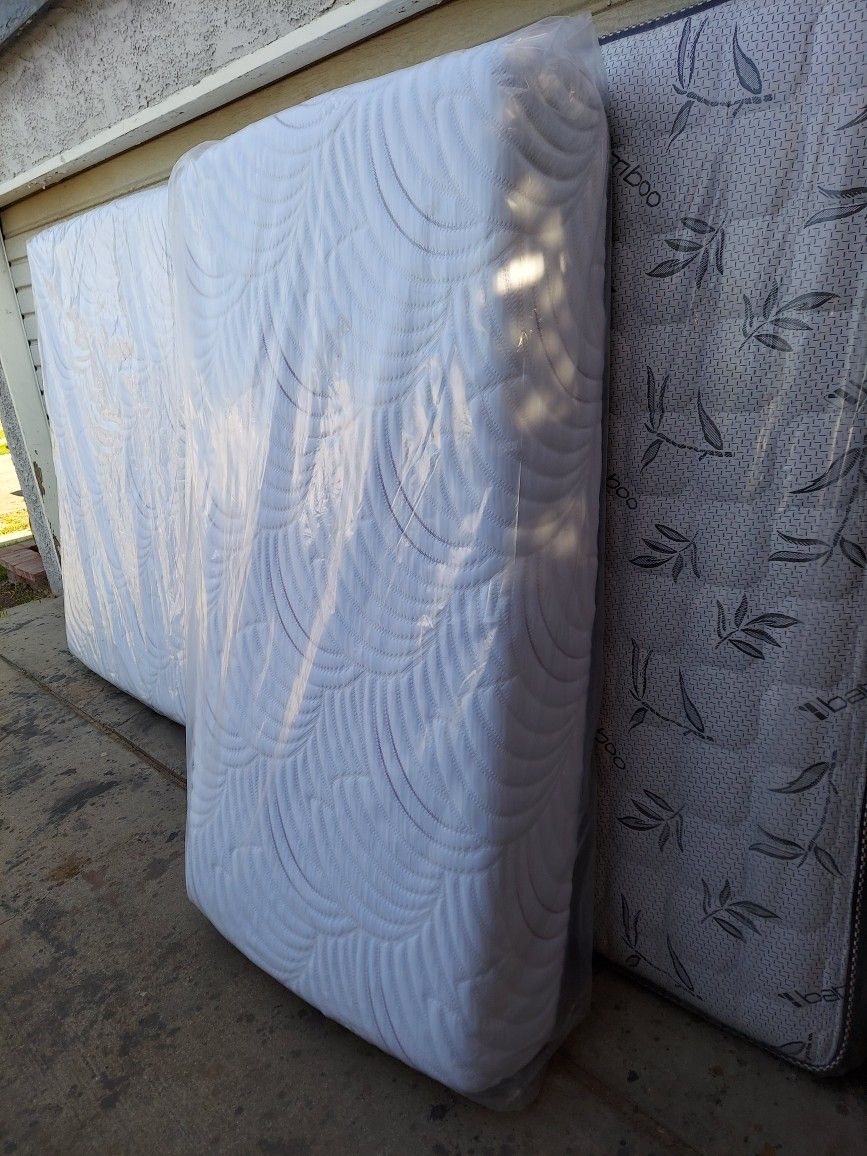 New Twin  Memory Foam Mattress Only Bed Mattresses || Colchon Para Cama Individual Solo con Esponja Memory Colchones Nuevos 