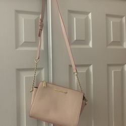 STEVE MADDEN CROSSBODY PURSE BAG PINK GOLD 