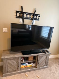 Barn style entertainment center