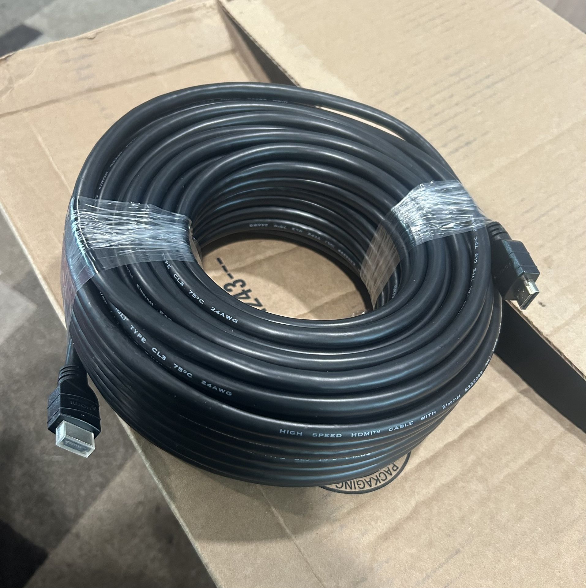 C2G 100ft Active High Speed HDMI Cable - In-Wall, CL3-Rated
