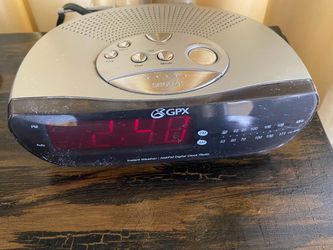 GPX AM/FM Digital Alarm Clock Radio