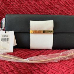 Calvin Klein Women’s Leather Clutch Purse