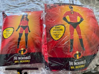 Mr. And Mrs. Incredible  Halloween Costume Set