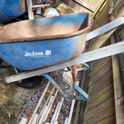 Jackson Six Cub Ft Heavy Duty Commercial Wheel Barrows 
