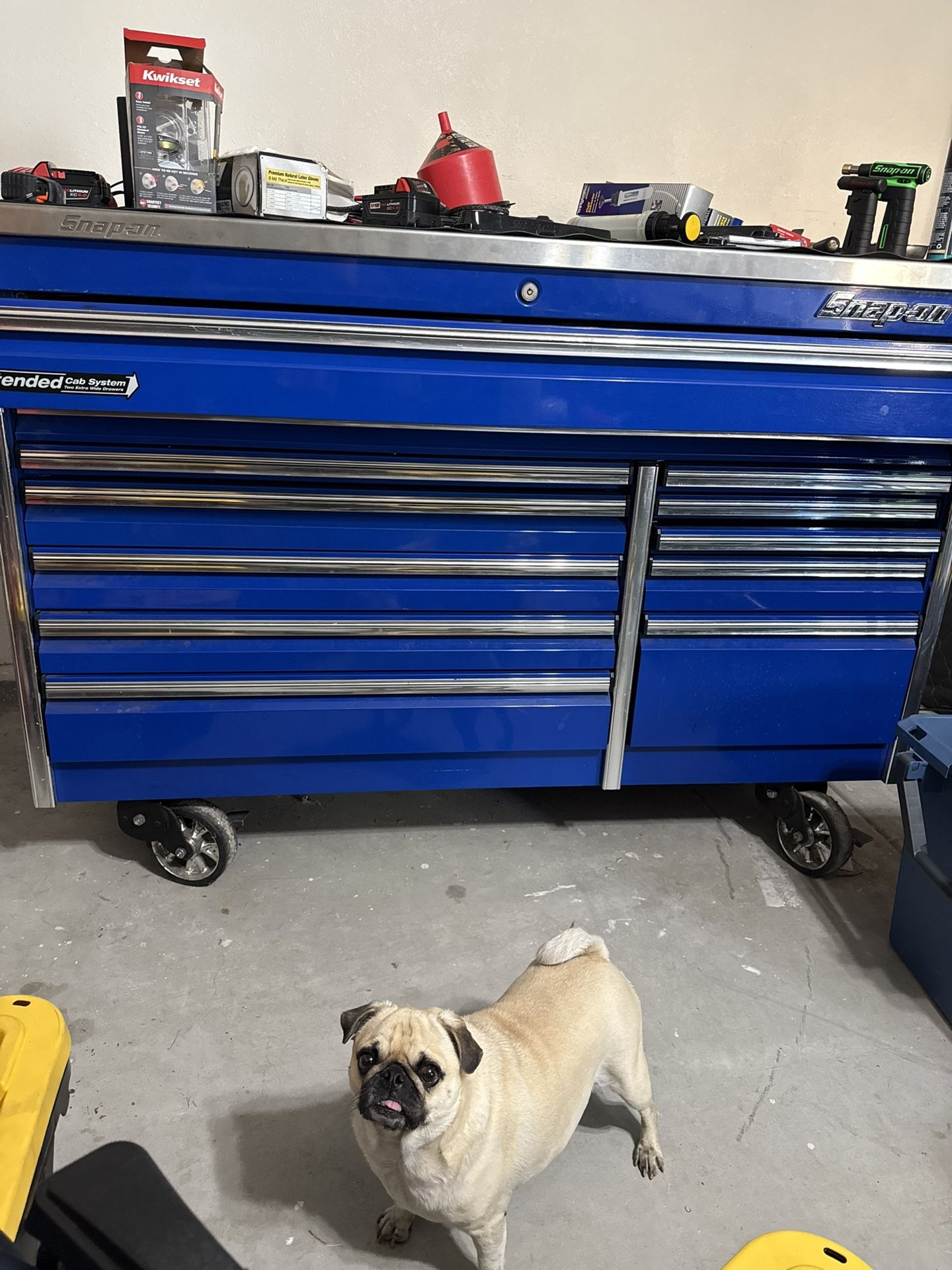 Snap on tool box