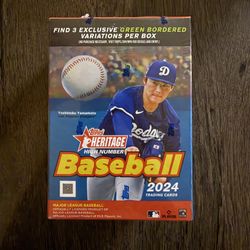 2024 MLB Topps Heritage Baseball Retail Blaster Box