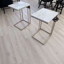 Side Tables with USB connections 