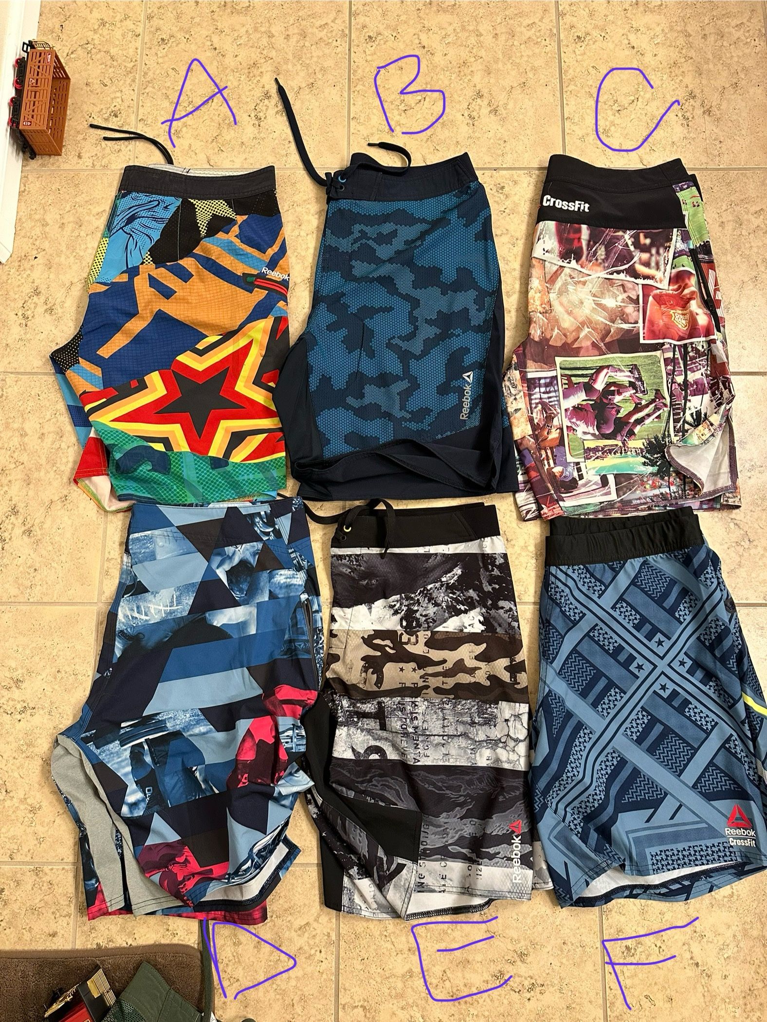 Men’s Reebok CrossFit Shorts