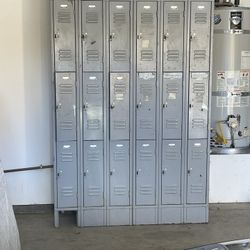 Metal Locker Set – Great for Garage or Storage