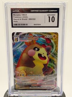 Morpeko VMAX 080/202 Sword Shield CGC 10 Gem Mint