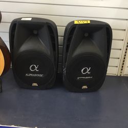 Alpha sonic 10” Speakers
