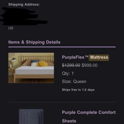 Queen Size PURPLE Mattress 