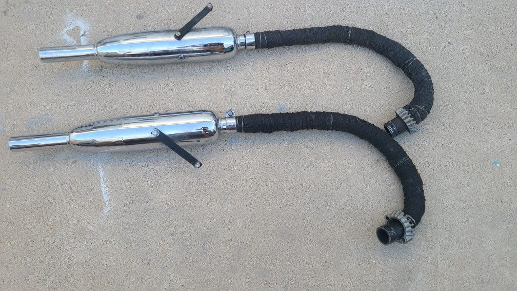 1971 Honda CB350 Exhaust, Pair