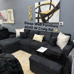 🙋‍♀️ Sectionals, 3pc Sofas 👉 Furniture Queen Bedrooms, Dining Table Sets Avail 