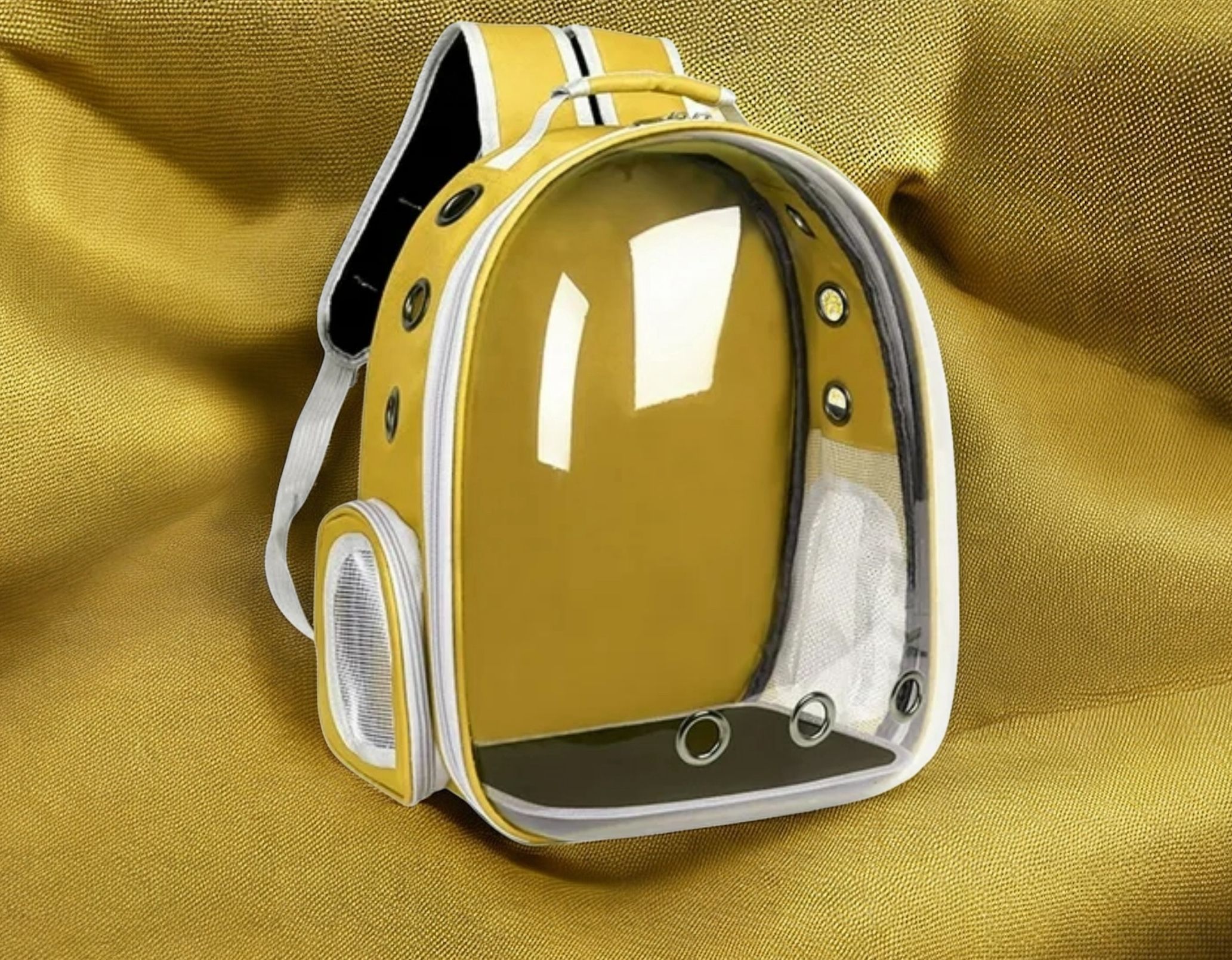 Cat Carrier YELLOW BAG Breathable and Easy to Carry,Pet Capsule Backpack,cat Backpack Carrier,pet Carrier Backpack