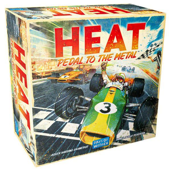 Heat Pedal To The Metal Board Game (Hard To Find)
