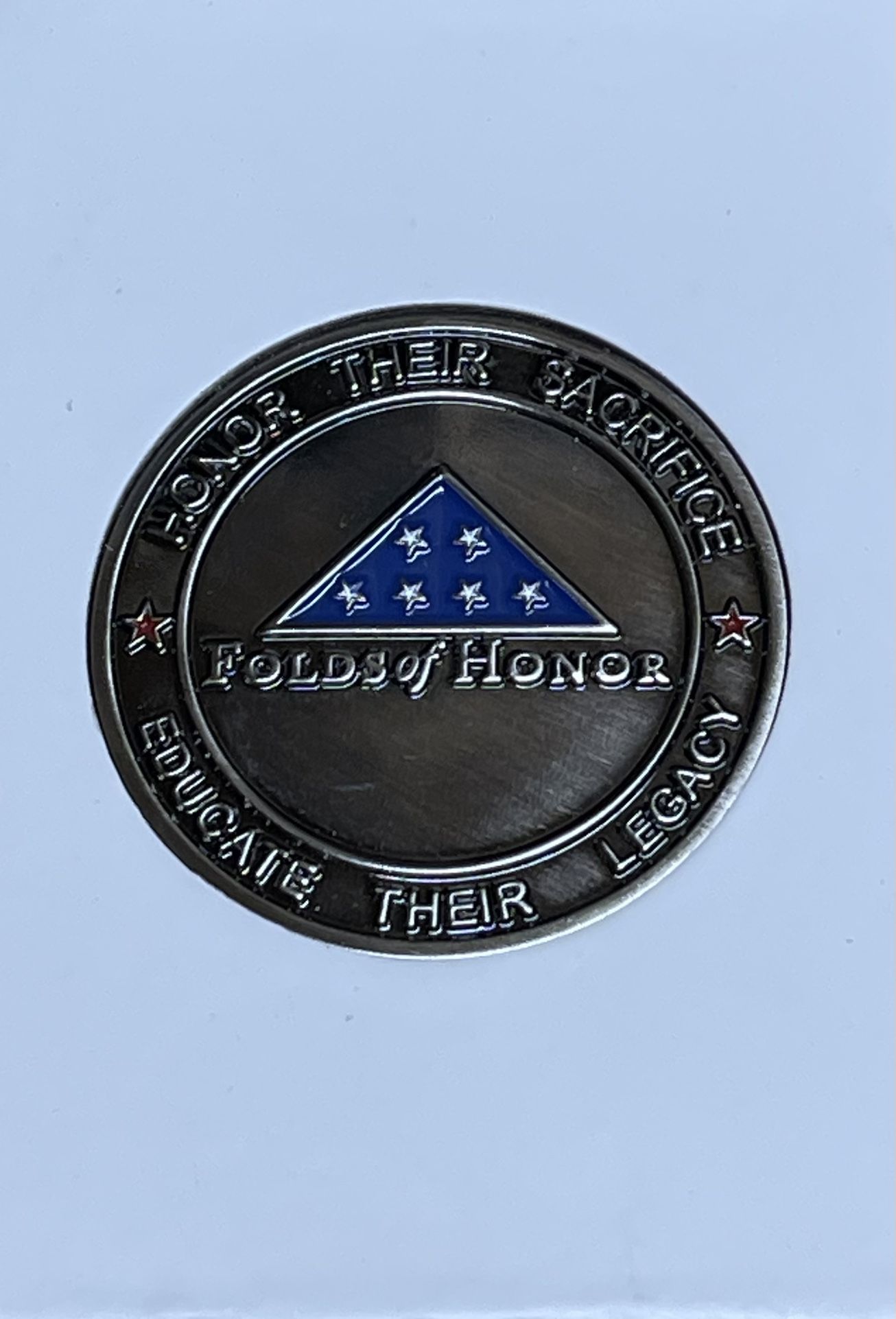 Folds of Honor Challenge Coin