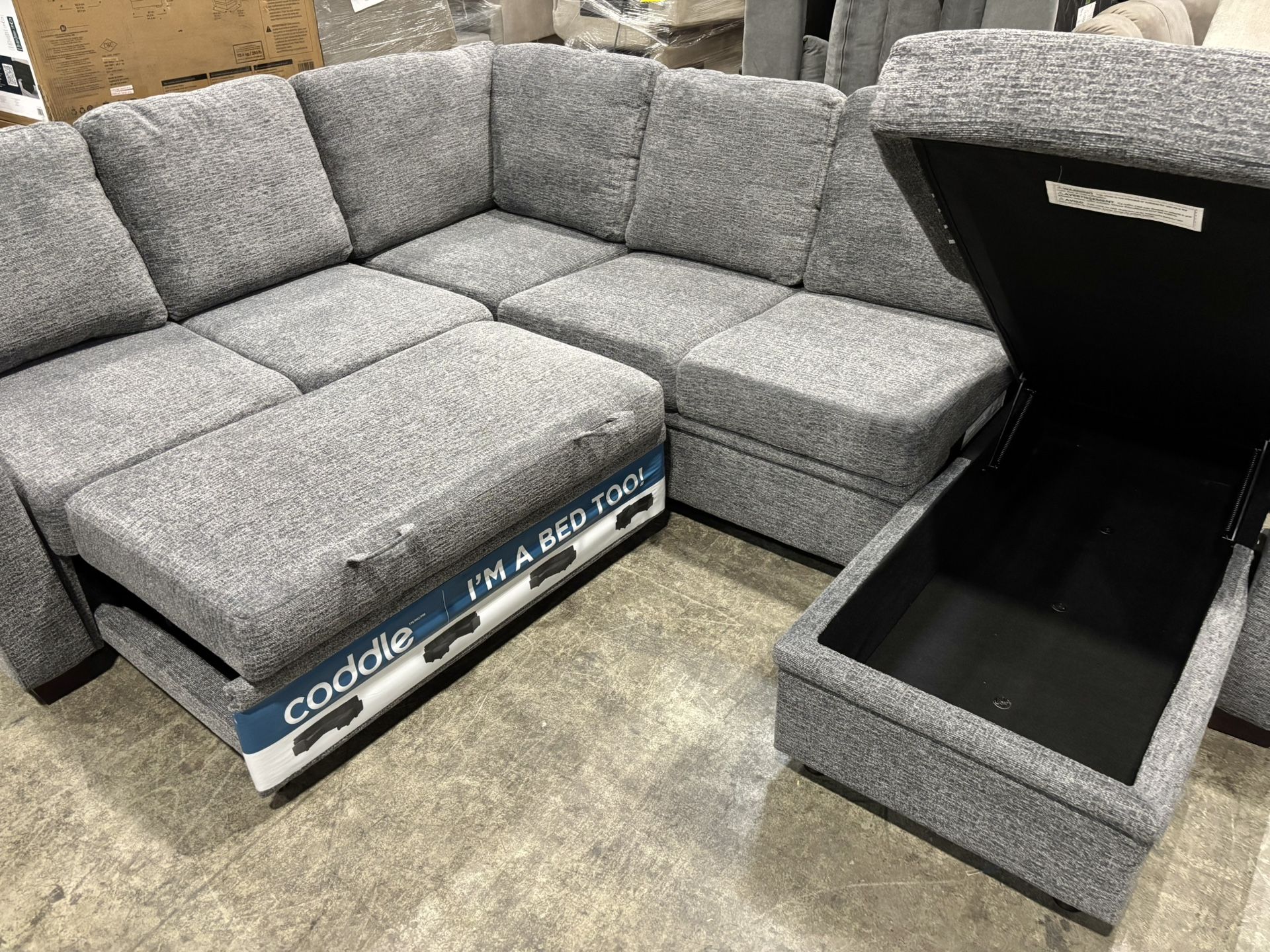 New Coddle Aria Sleeper Sectional