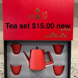 Tea Set New 5pcs $15.00