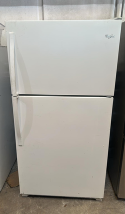 Whirlpool Top Freezer Fridge – White, 30in, No Dispenser