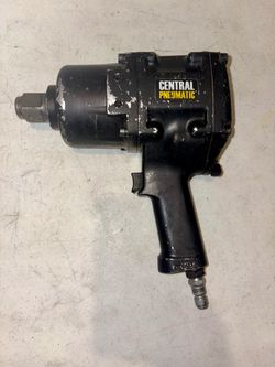 CENTRAL PNEUMATIC 1” IMPACT WRENCH 62396  PISTOL GRIP AIR IMPACT WRENCH 1,500 FT LBS TORQUE