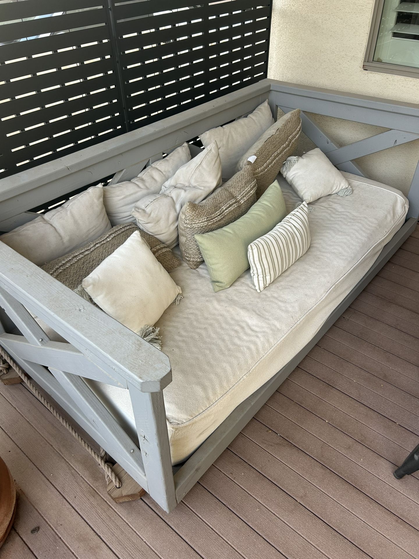Wooden Porch Swing